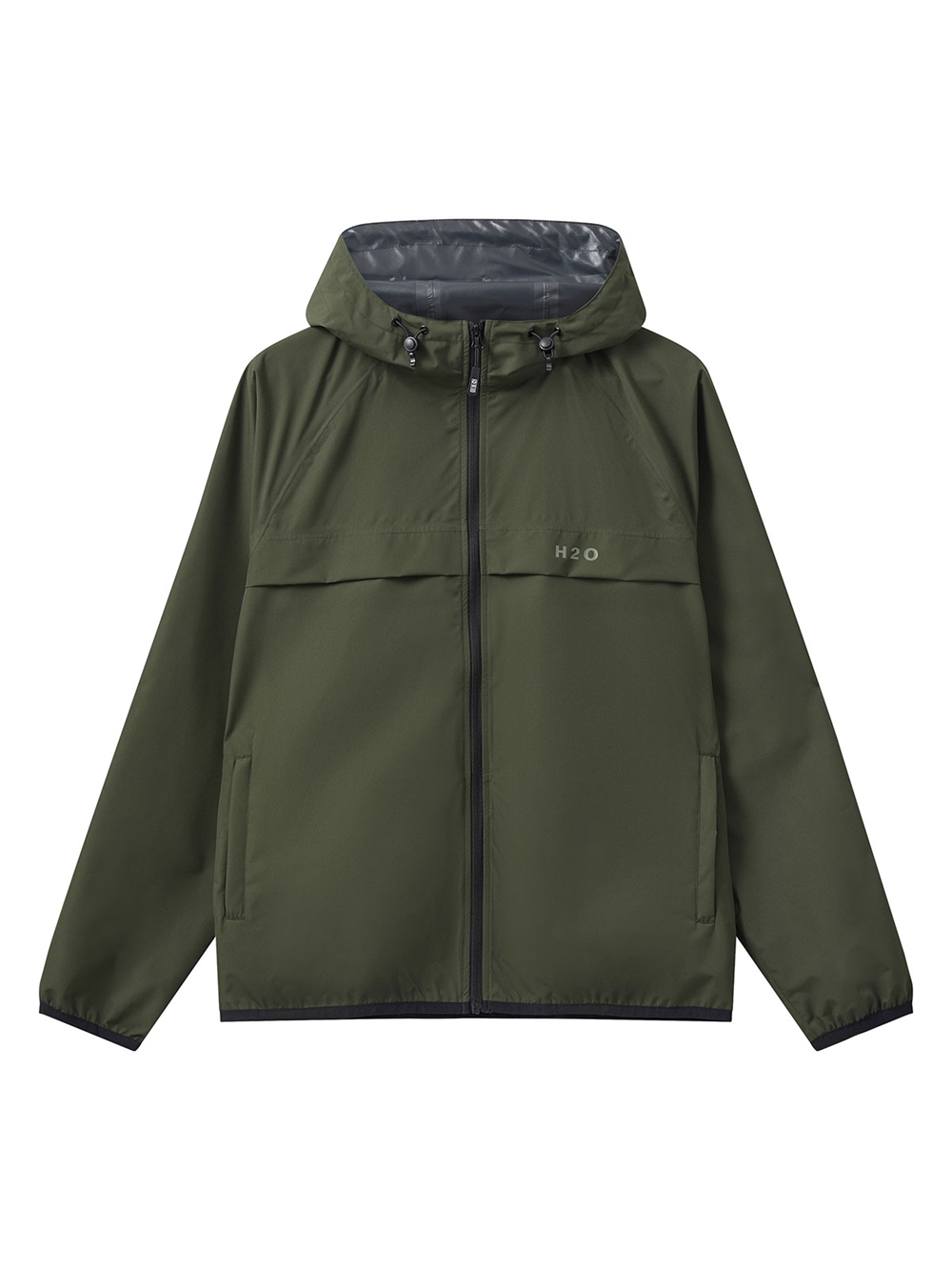 Rømø LW Rain Jacket Jakke Army Unisex