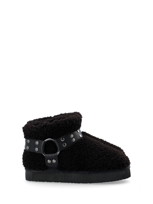 MEDINA BIANCO Varm Flatform Ankle Boot Black