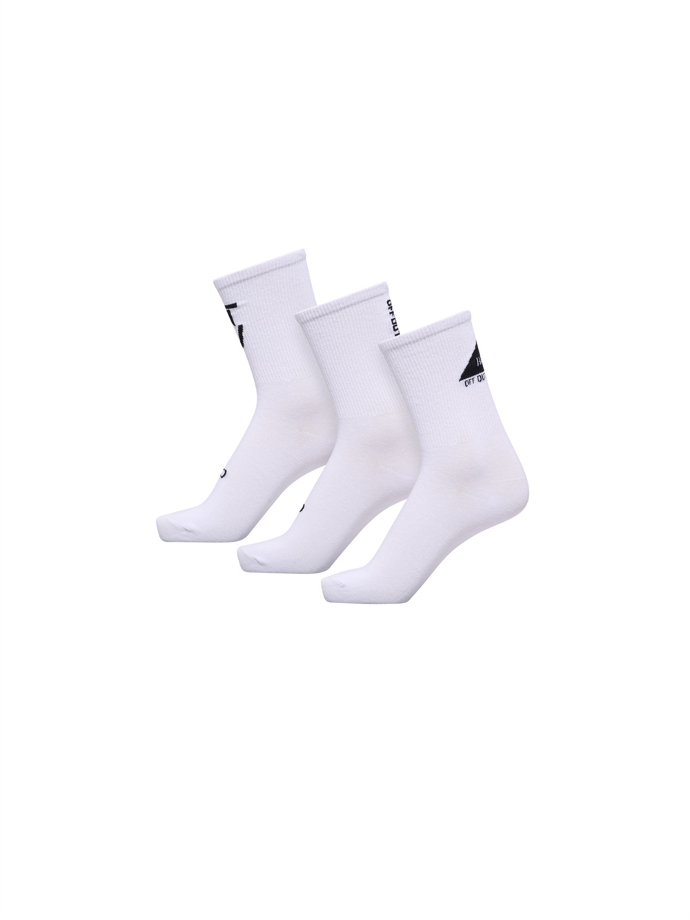 Cotton Socks 3-Pack White / Black