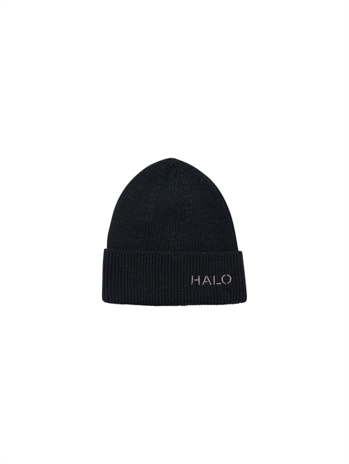 Wool Mix Beanie Hue Black Unisex