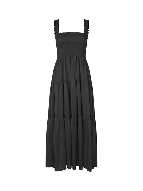 NudaLL Maxi Kjole Washed Black