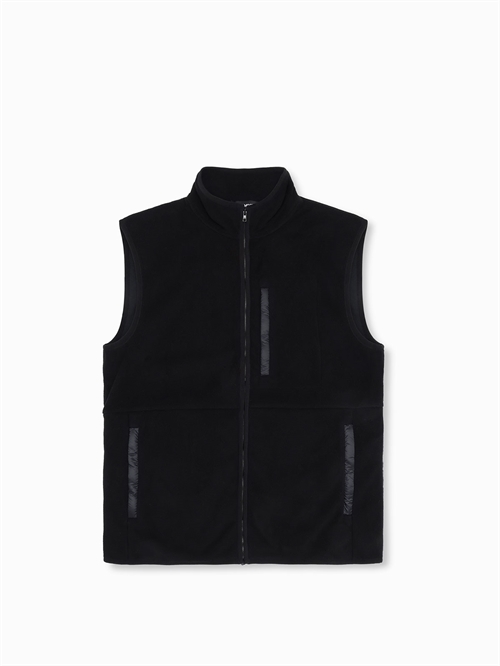 Fleece Vest Black Unisex