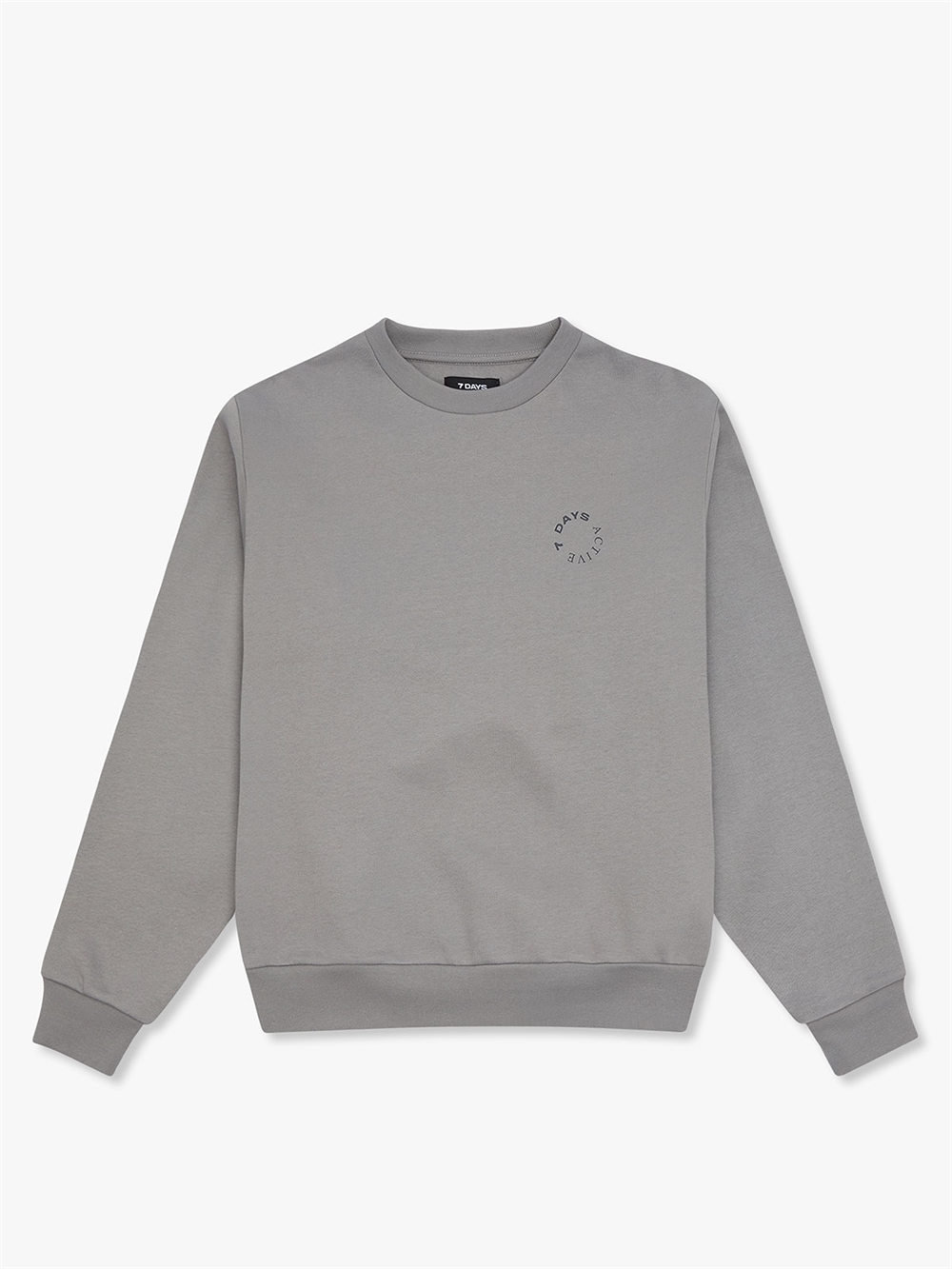 Organic Crewneck Sweatshirt Sharkskin Unisex