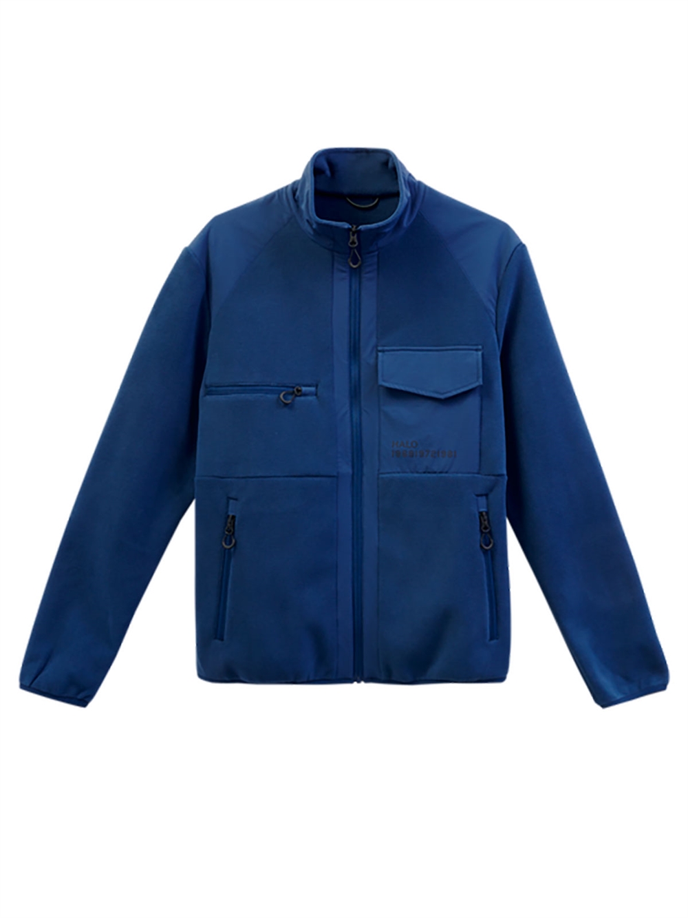 Paneled Fleece Jacket Jakke Sargasso Sea Unisex