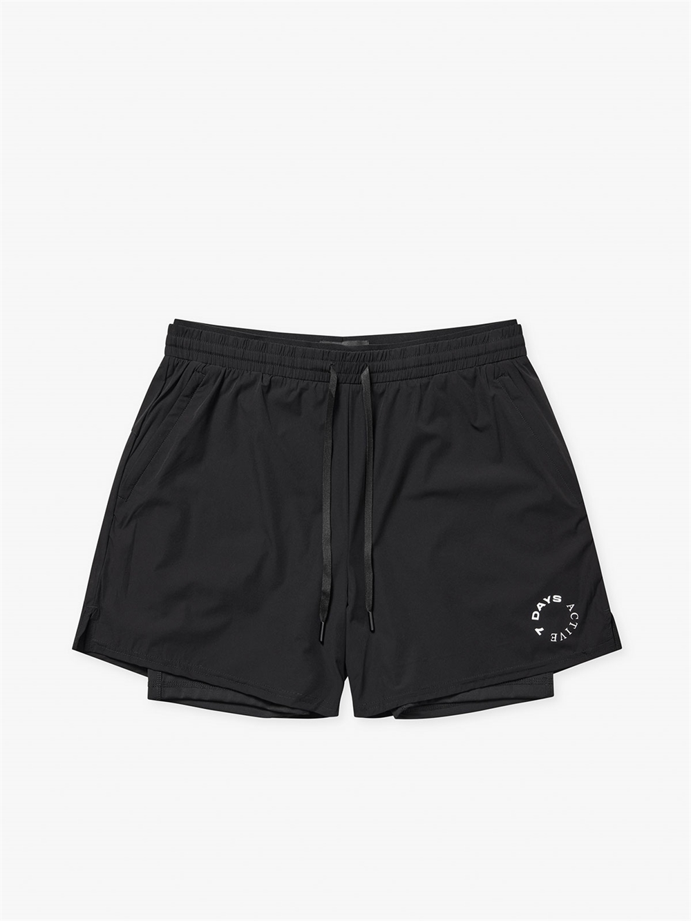 Two-in-One Shorts Shorts Black Unisex