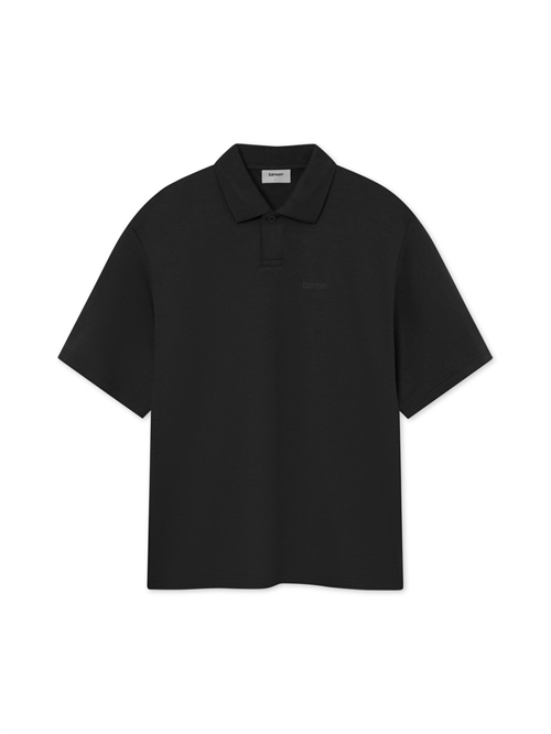 Bower Polo SL T-Shirt Pirate Black Unisex