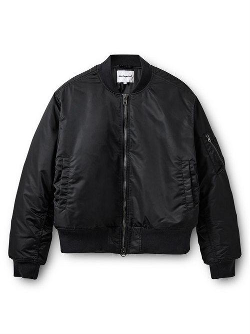 Classic Bomber Jacket Jakke Black Unisex