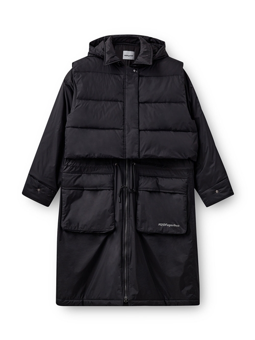 Warm Rain Jacket Jakke Black