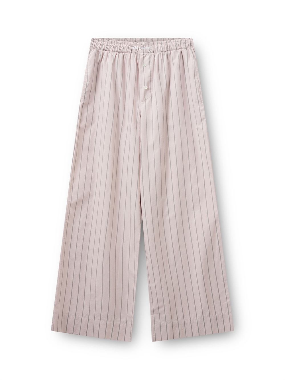 Holiday Pants Bukser Dark Dusty Rose Stripe