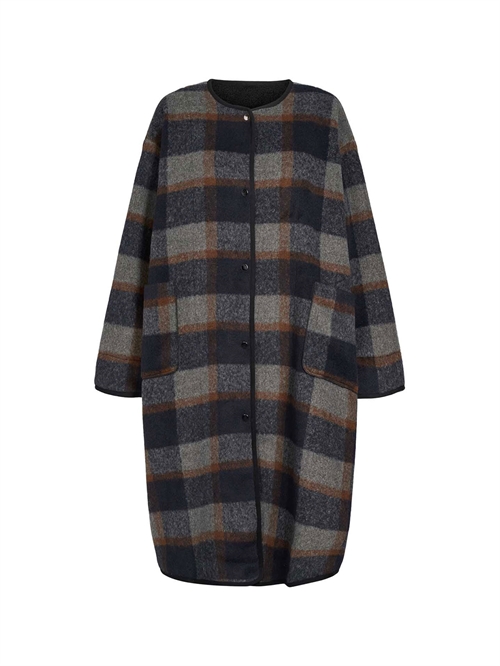 Lockerbie Coat Frakke Check Print