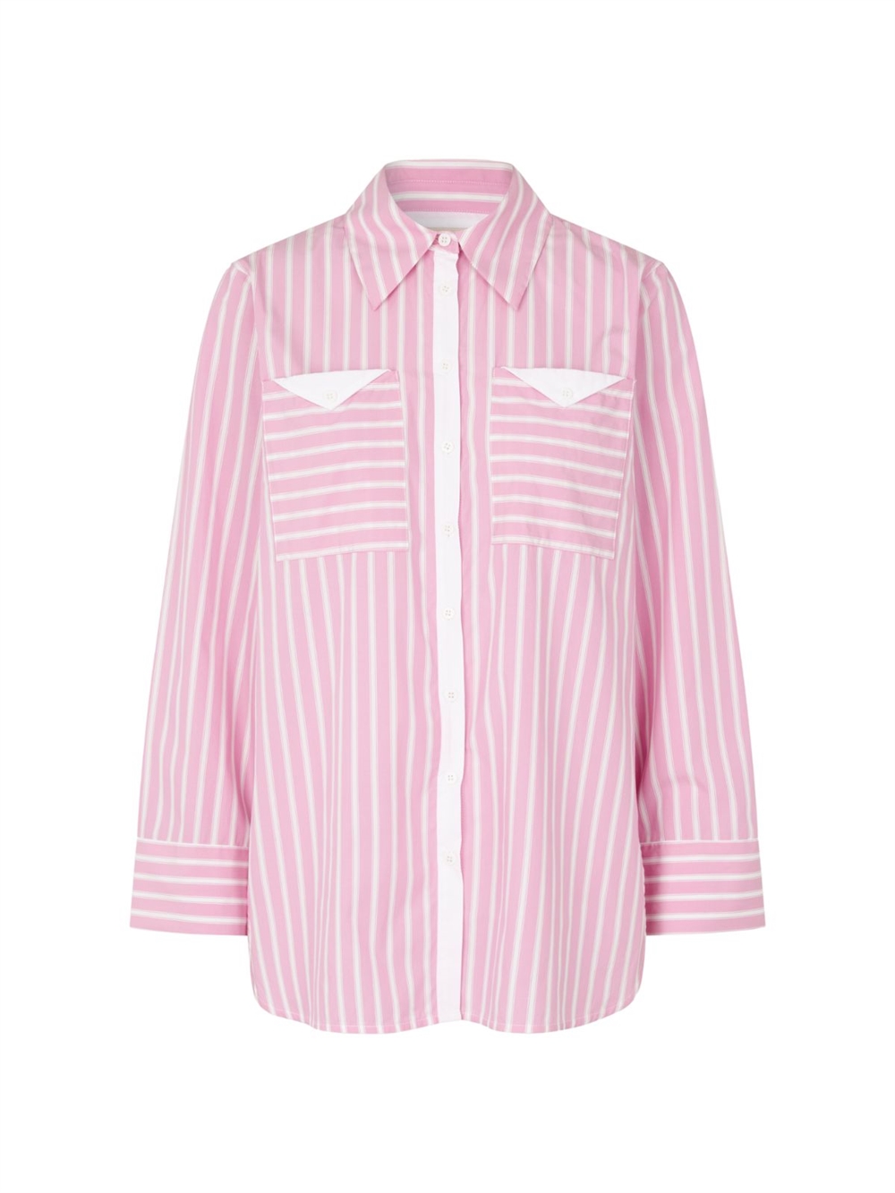 Majse Skjorte Pink CPH Stripe