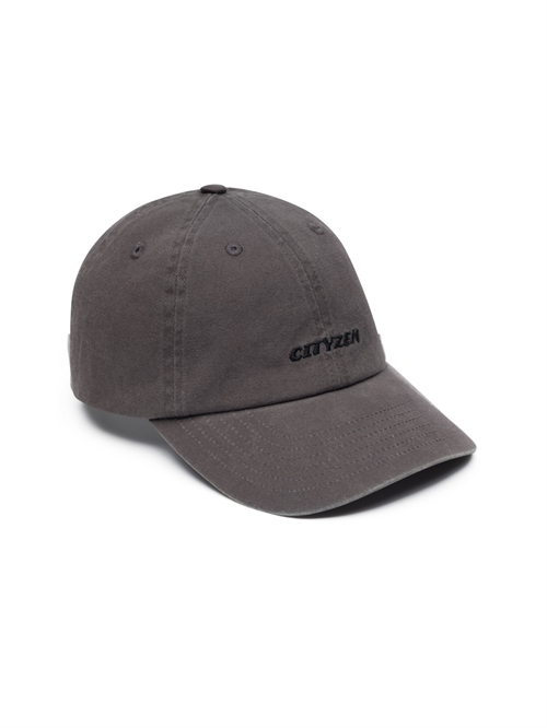 Organic Cotton Cap Graphic Dark Grey Unisex