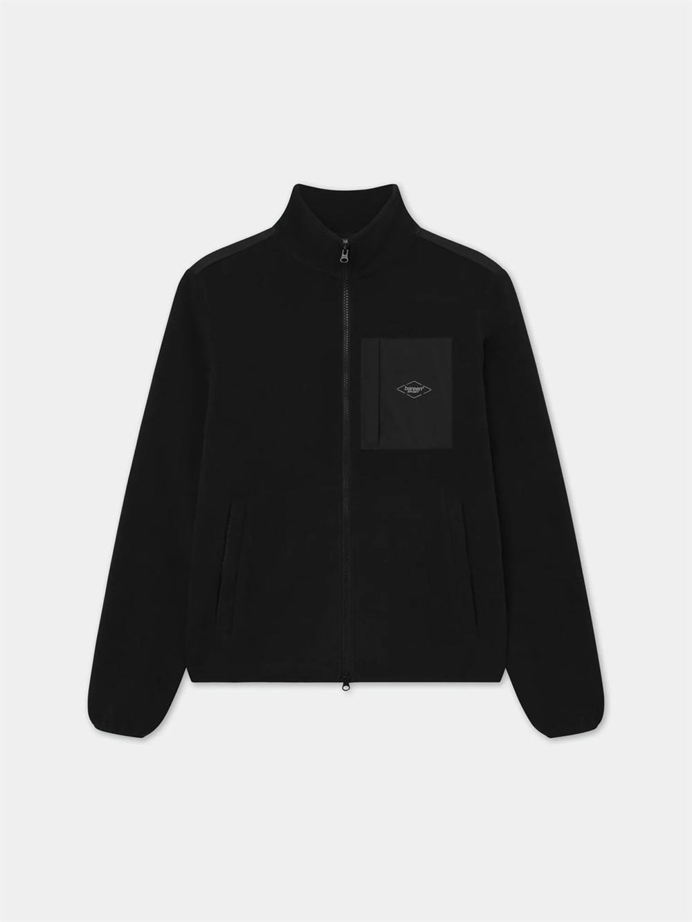 Bishop Fleece Jacket Jakke Black Onyx Unisex